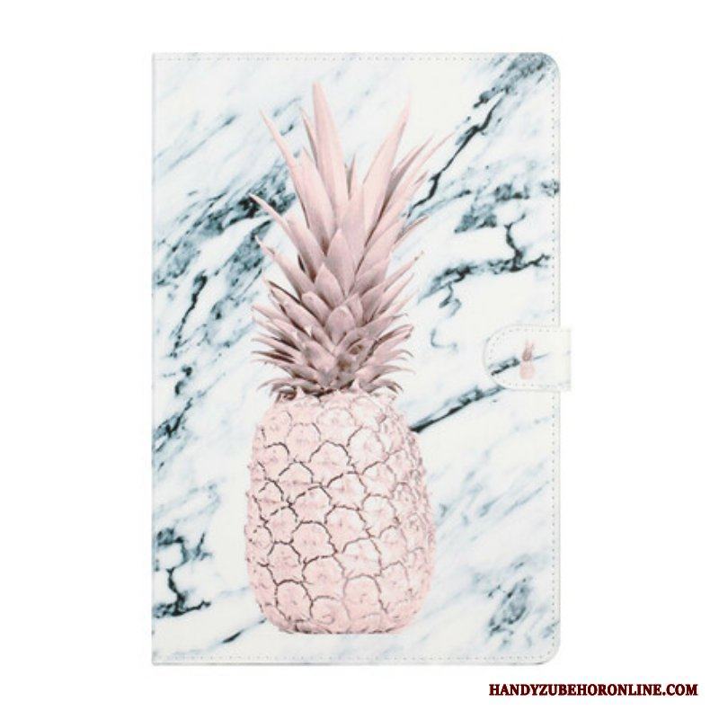 Läderfodral Samsung Galaxy Tab S8 Plus / Tab S7 Plus Ananas