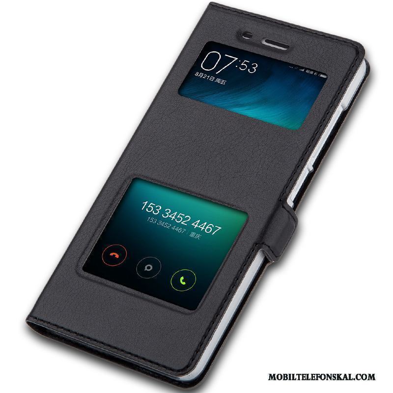 Mi 4 Svart Fallskydd Fodral Skal Telefon Clamshell Trend Liten