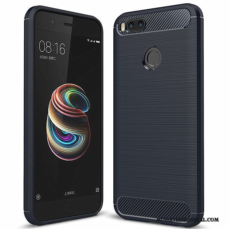 Mi A1 All Inclusive Kostfiber Silikon Mjuk Skal Telefon Mobil Telefon Liten