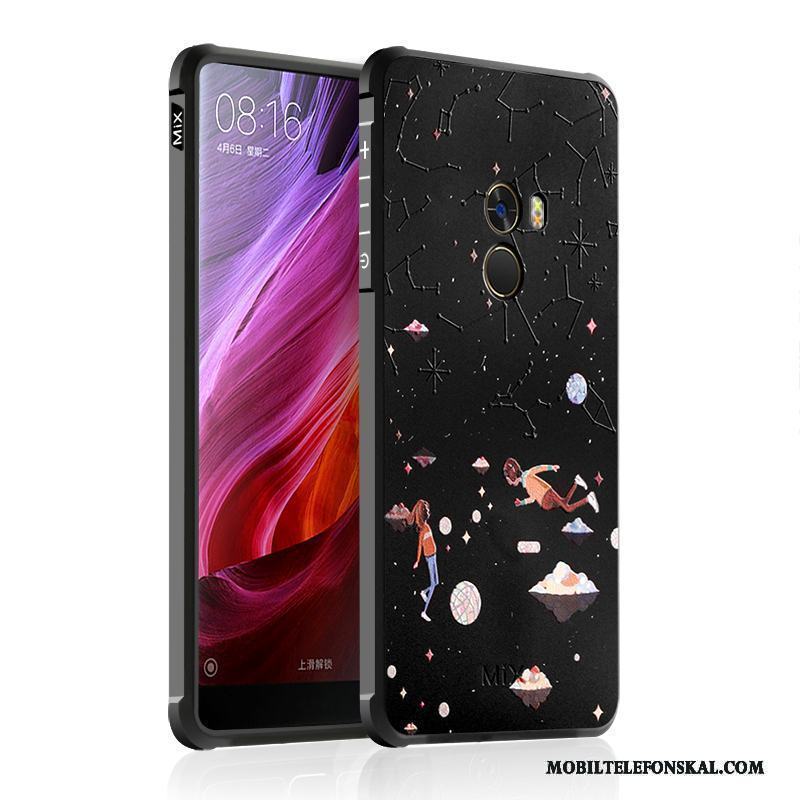 Mi Mix 2 Tecknat All Inclusive Fodral Mjuk Skydd Fallskydd Skal Telefon