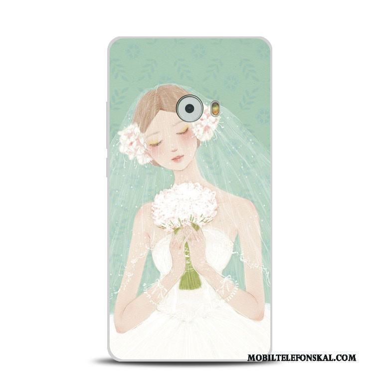 Mi Note 2 Skal Telefon Blommor Liten Grön Silikon Lättnad All Inclusive