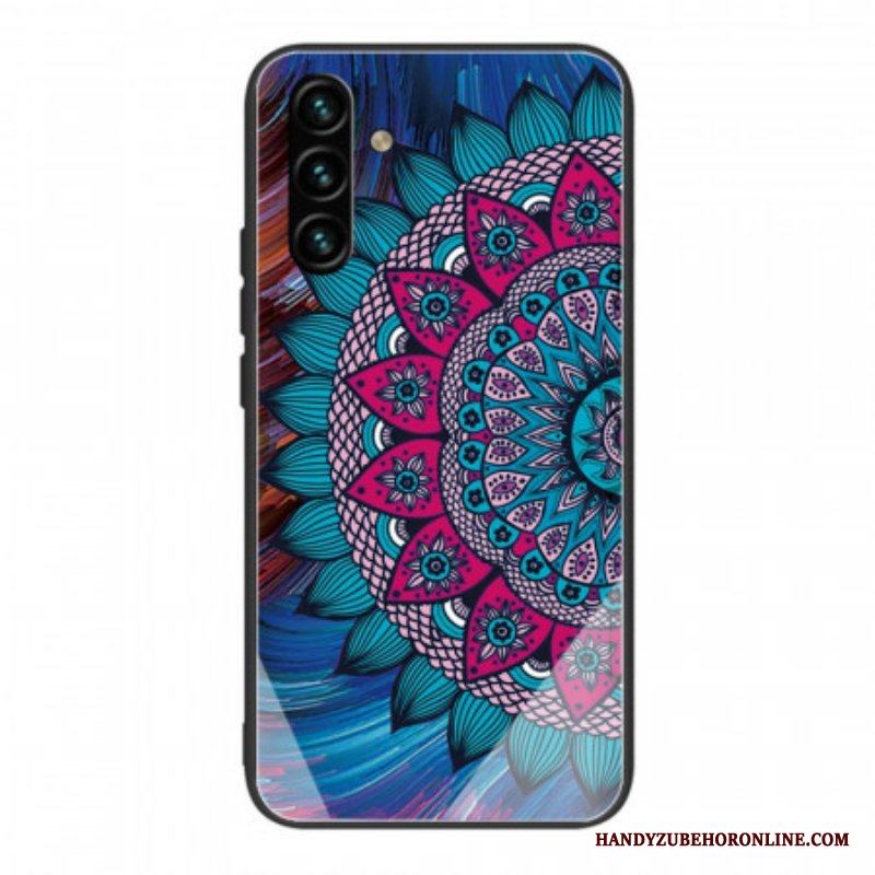 Mobilskal Samsung Galaxy A13 5G / A04s Mandala Härdat Glas