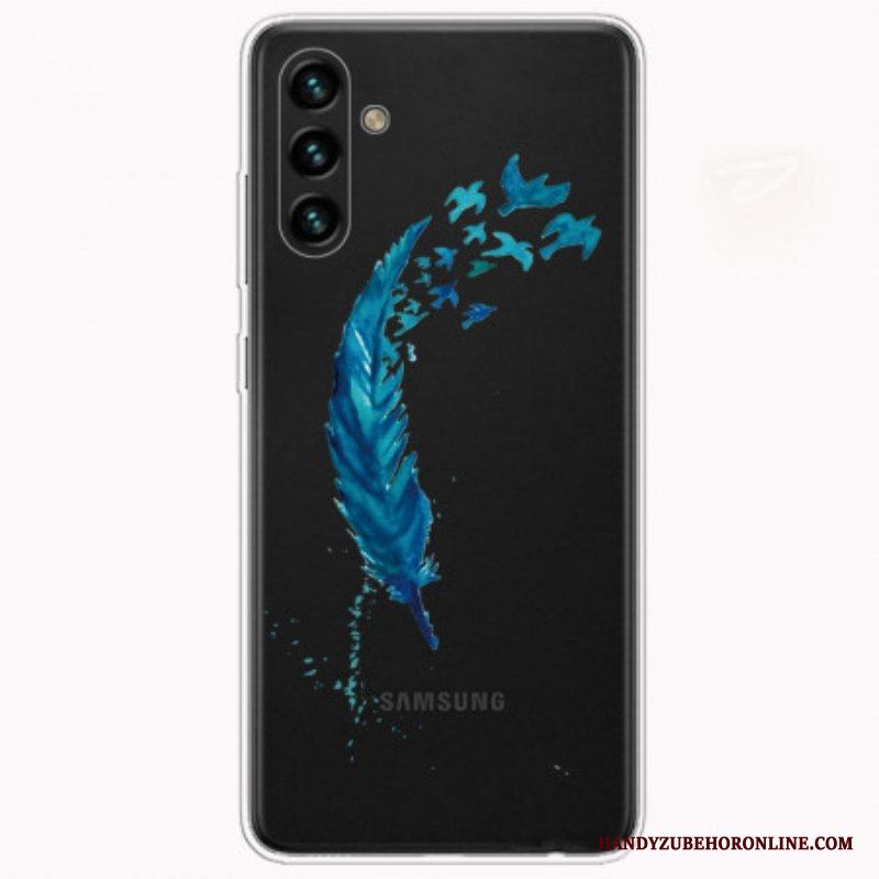 Mobilskal Samsung Galaxy A13 5G / A04s Vacker Fjäder
