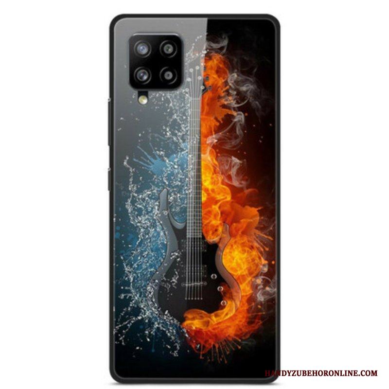 Mobilskal Samsung Galaxy A42 5G Gitarr I Härdat Glas