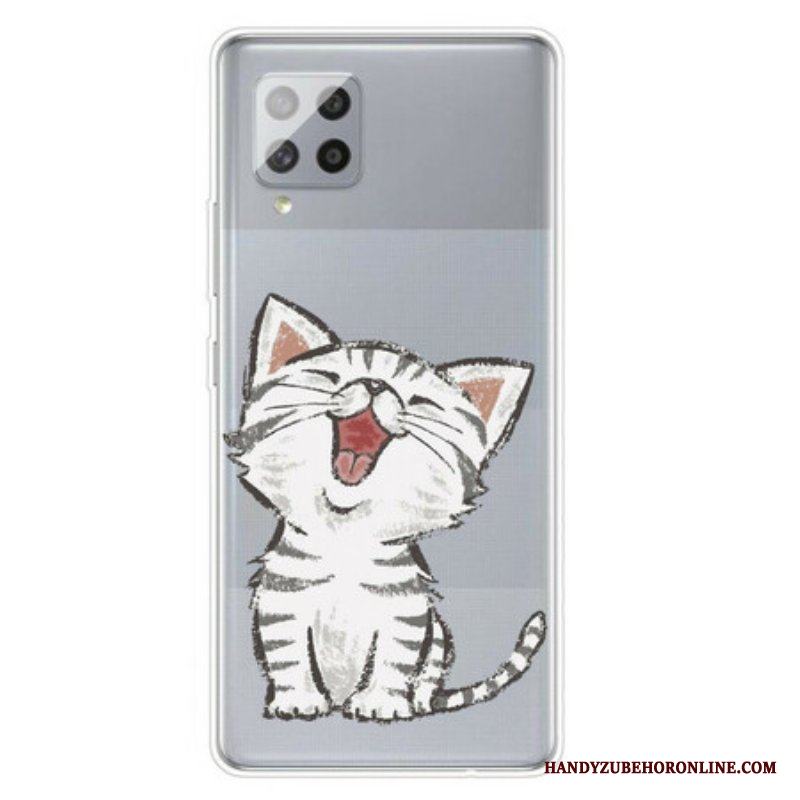 Mobilskal Samsung Galaxy A42 5G Söt Katt