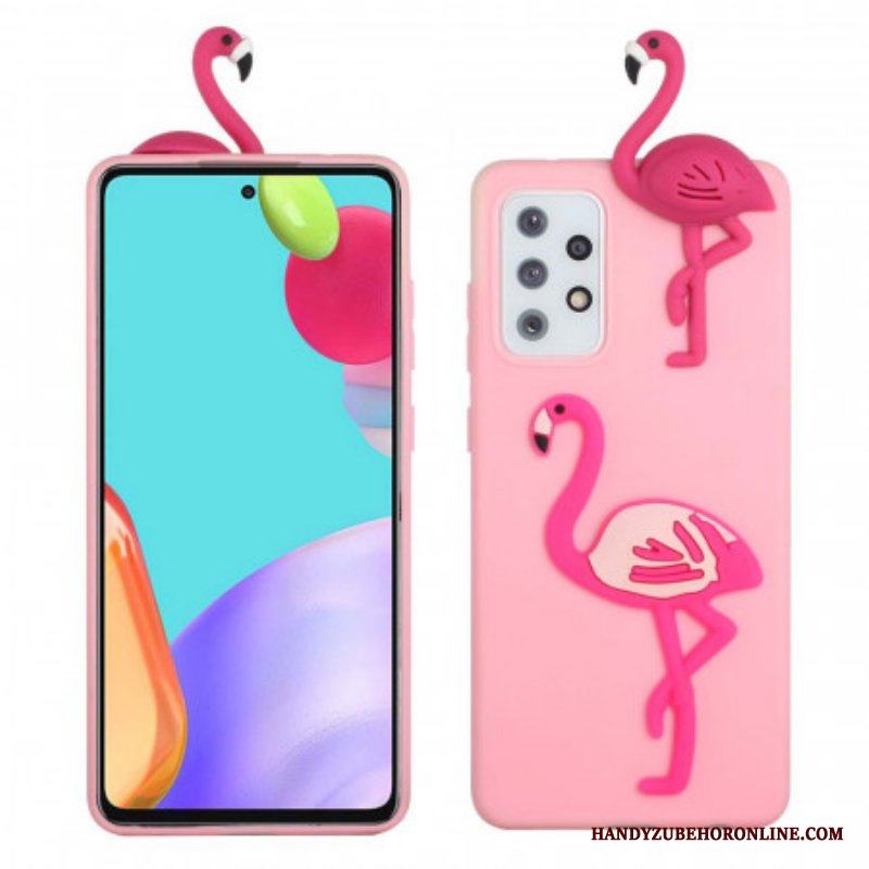 Mobilskal Samsung Galaxy A53 5G 3d Flamingo