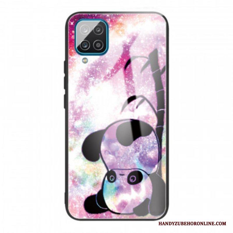 Mobilskal Samsung Galaxy M32 Panda Härdat Glas
