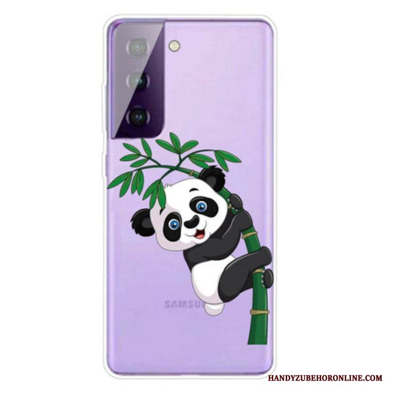 Mobilskal Samsung Galaxy S21 5G Panda På Bambu