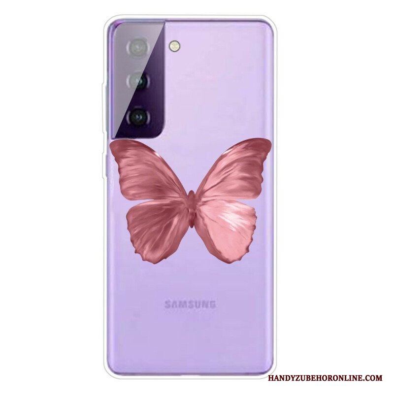 Mobilskal Samsung Galaxy S21 5G Vilda Fjärilar
