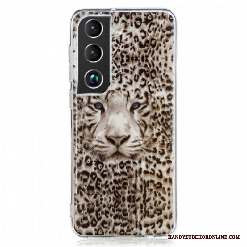 Mobilskal Samsung Galaxy S22 5G Leopard Fluorescerande