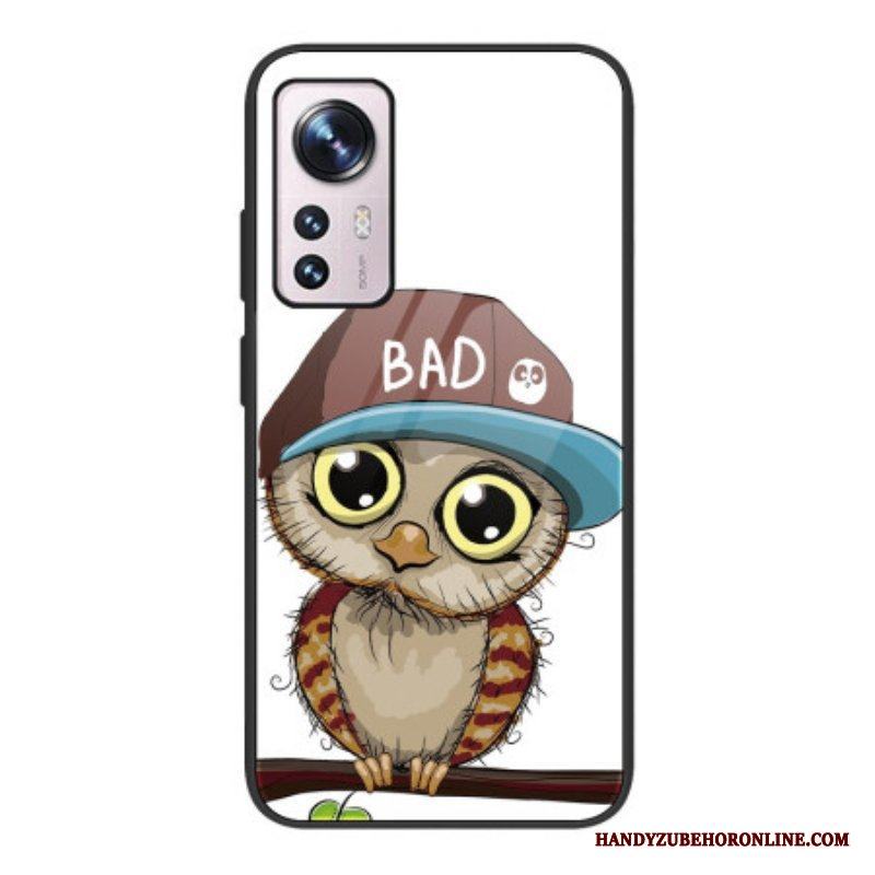 Mobilskal Xiaomi 12 / 12X Bad Owl Härdat Glas