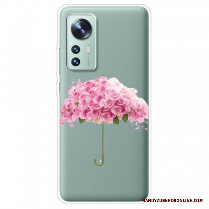 Mobilskal Xiaomi 12 / 12X Blommigt Paraply