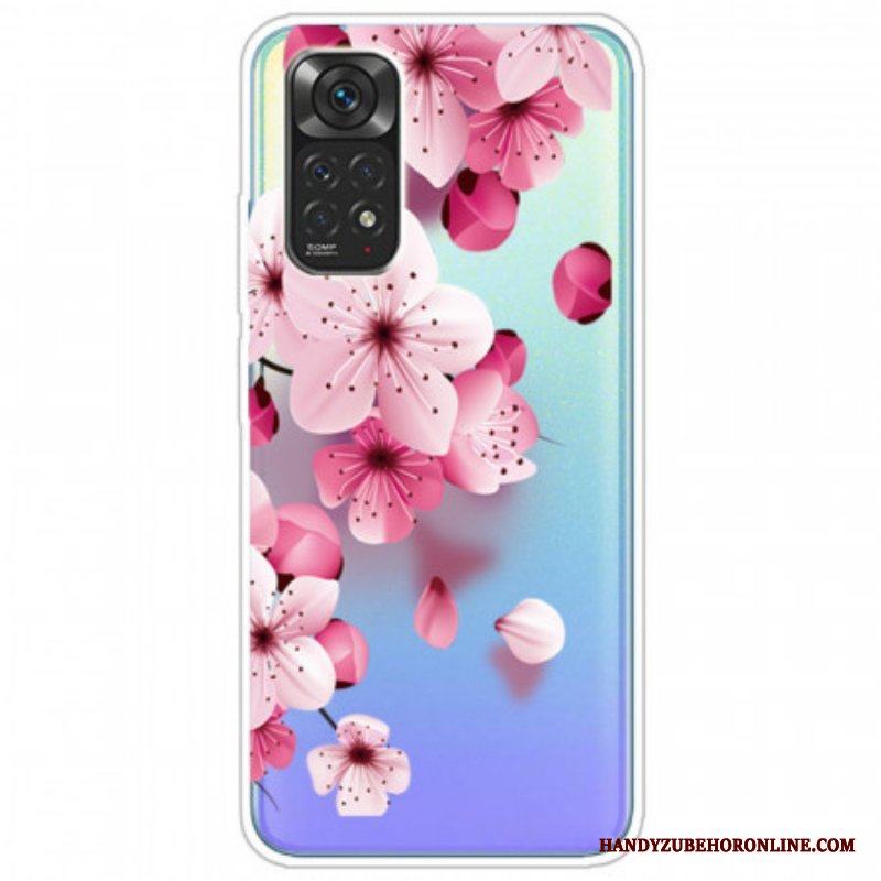 Mobilskal Xiaomi Redmi Note 11 Pro / 11 Pro 5G Små Rosa Blommor