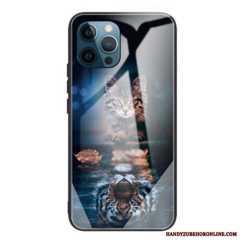 Mobilskal iPhone 13 Pro Max Mitt Härdat Tigerglas