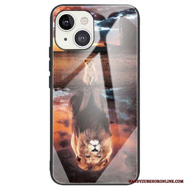Mobilskal iPhone 14 Kitten Dream Härdat Glas