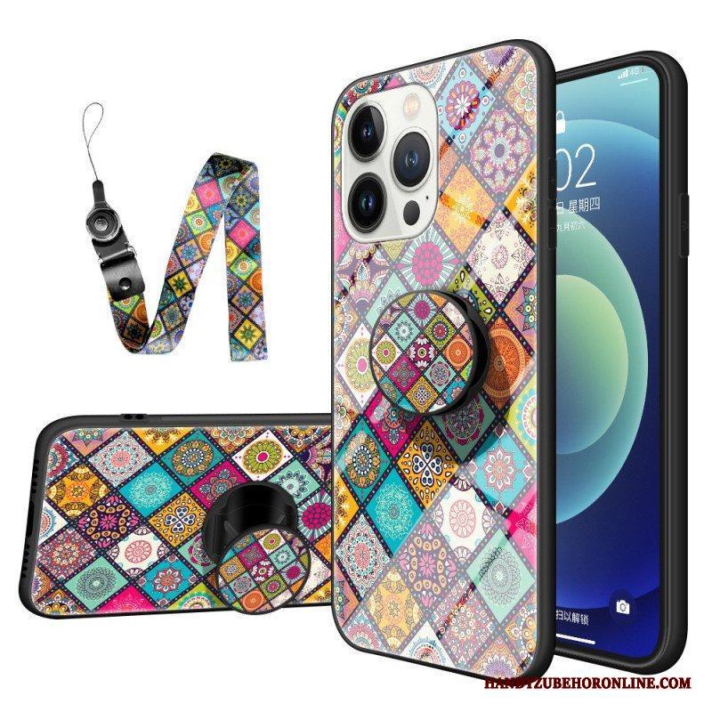 Mobilskal iPhone 15 Pro Patchwork