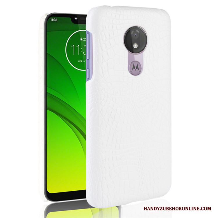 Moto G7 Power Skal Telefon Mobil Telefon Vit Business Fodral Kreativa