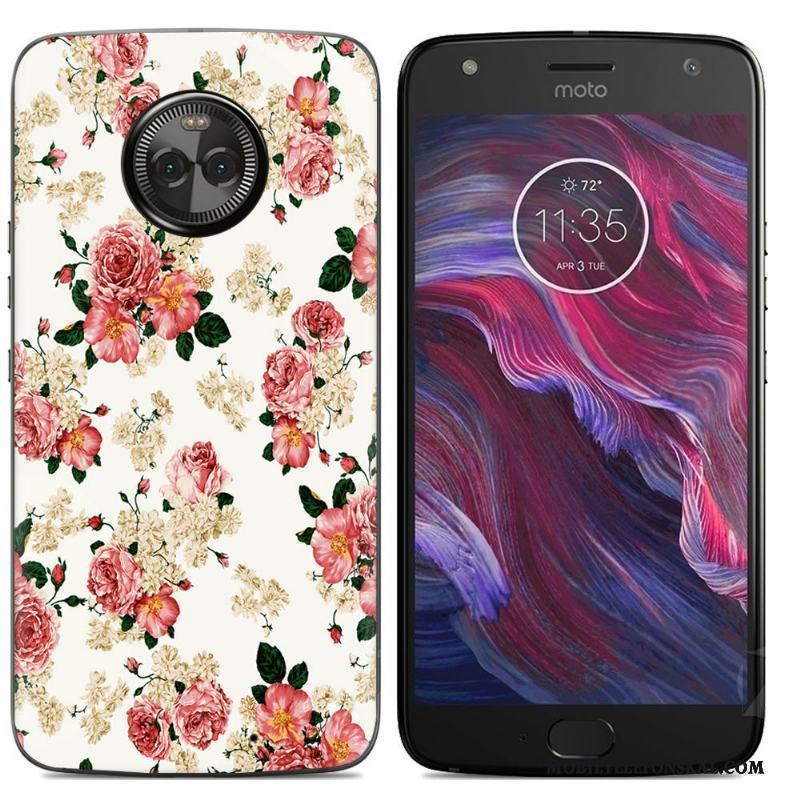 Moto X4 Skal Telefon Rosa Mobil Telefon Kreativa Målade Ny Mjuk