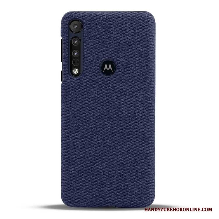 Motorola One Macro Lätt Och Tunt Skal Blå Telefon Fodral Skydd