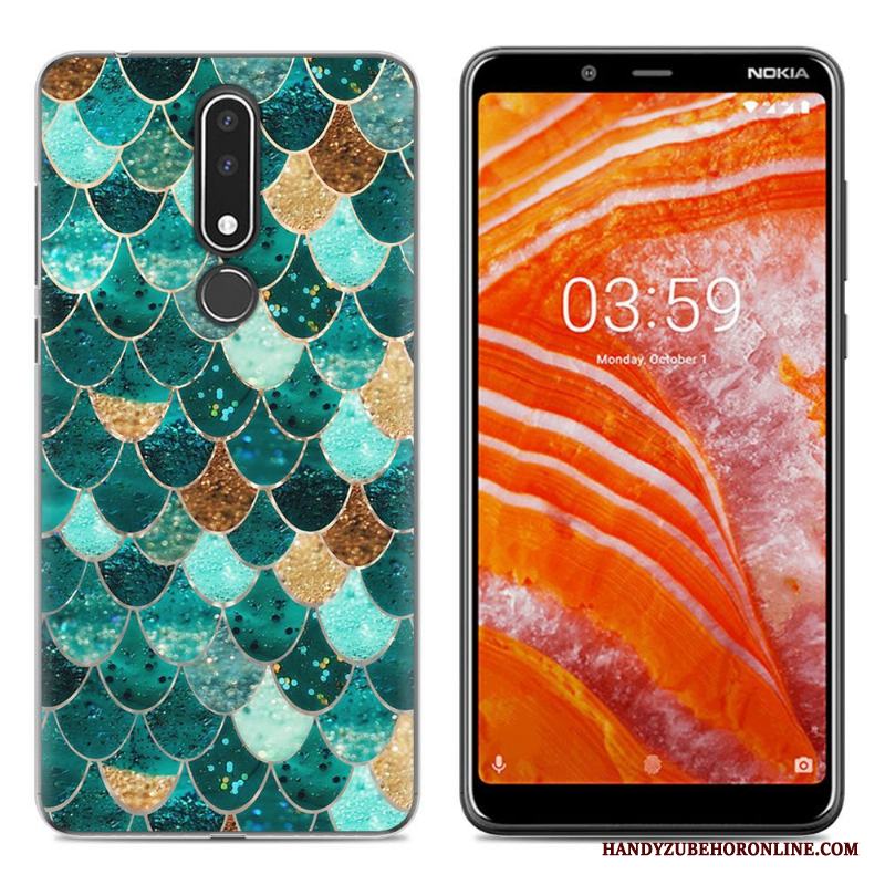 Nokia 3.1 Plus Tecknat Skal Telefon Mobil Telefon All Inclusive Målade Mjuk Ny