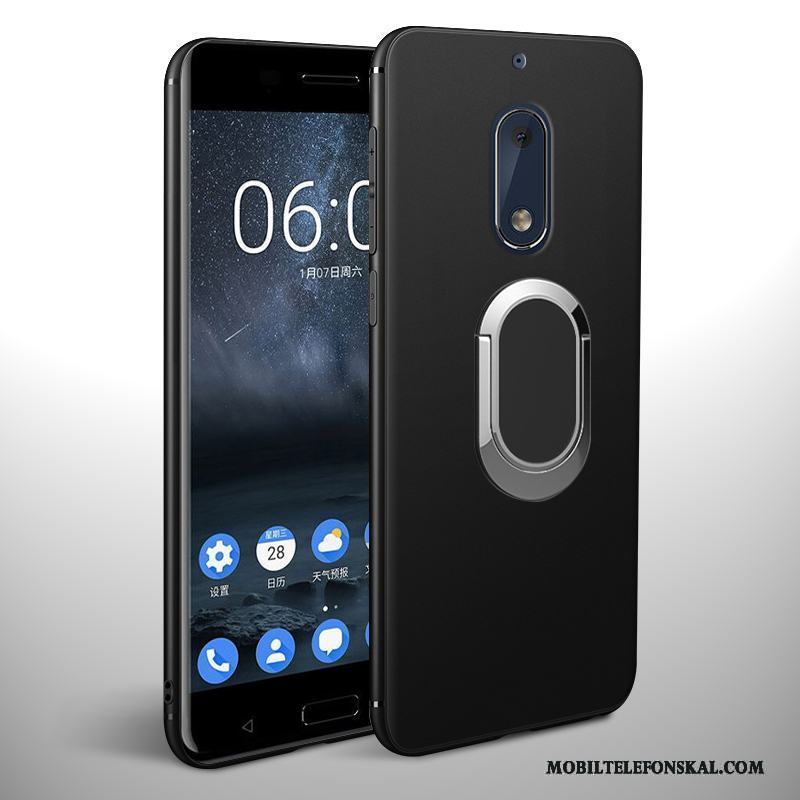 Nokia 6 All Inclusive Svart Mjuk Ny Fodral Skal Telefon Fallskydd