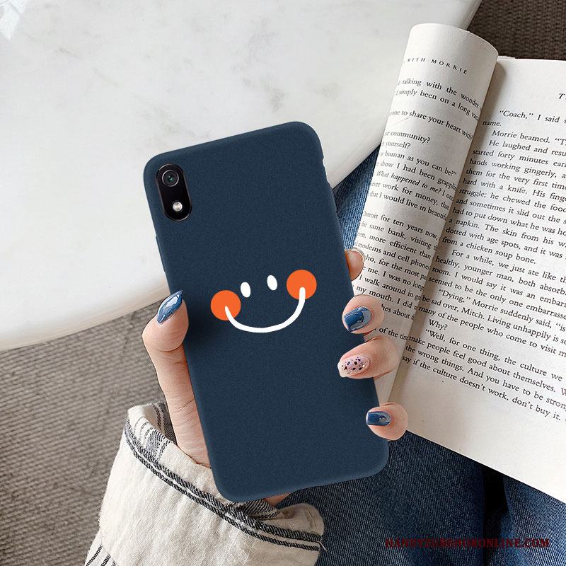 Redmi 7a Par Nubuck Skal Smiley Silikon All Inclusive Liten