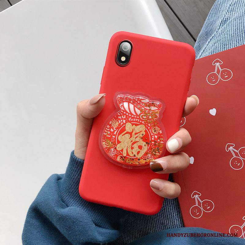 Redmi 7a Skal All Inclusive Silikon Kvicksand Par Trend Varumärke Mjuk Skydd