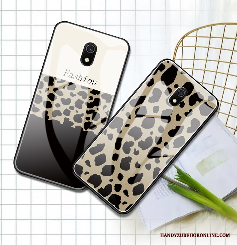 Redmi 8a Enkel All Inclusive Skal Telefon Kreativa Röd Liten Leopard