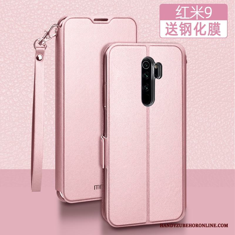 Redmi 9 Clamshell Skal Telefon Trend Varumärke Rosa Mjuk Fallskydd Kreativa