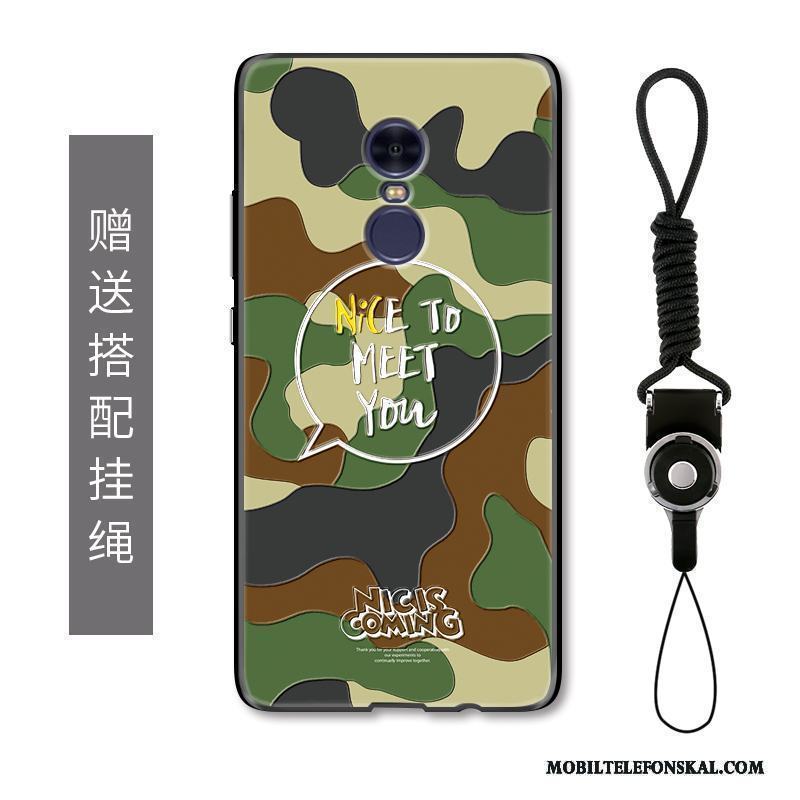Redmi Note 4x Kreativa Lättnad Personlighet Kamouflage Skydd Grön Skal Telefon