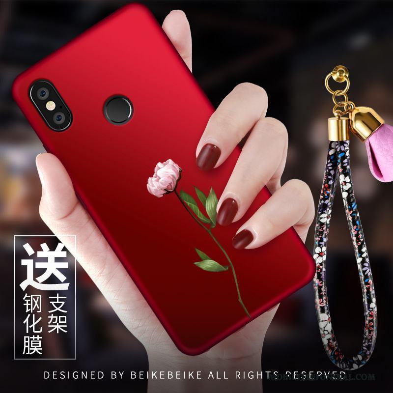 Redmi Note 5 Pro Röd Skal Telefon Ny Fodral Liten Mobil Telefon Trend