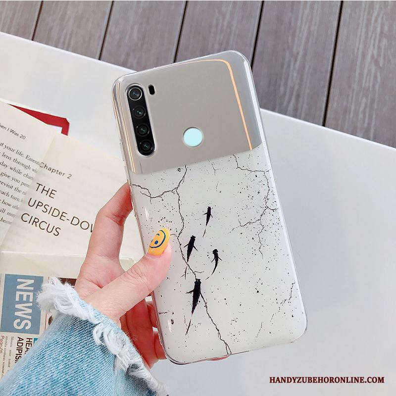 Redmi Note 8t Kreativa Skydd Mode Fodral Röd Skal Telefon Hemming