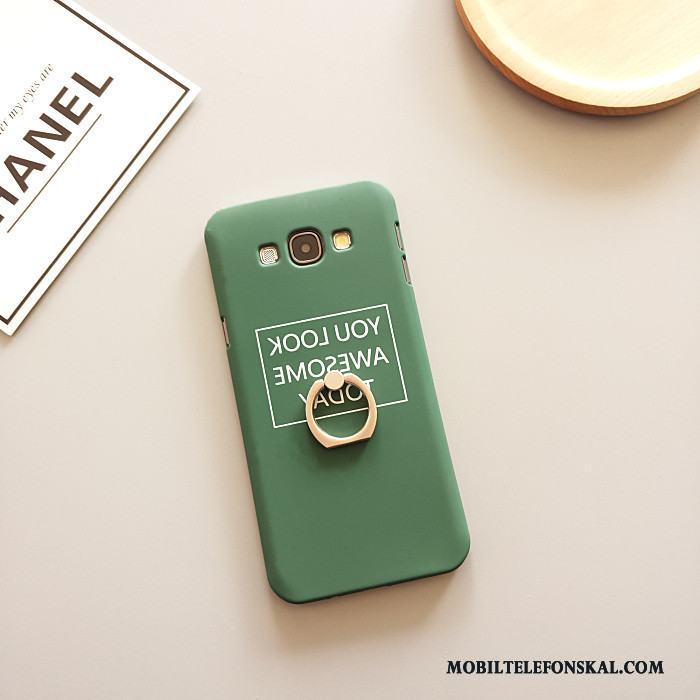 Samsung Galaxy A3 2015 Enkel Fodral Mobil Telefon Personlighet Skal Telefon Grön Stjärna