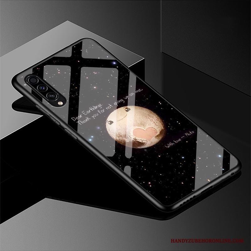 Samsung Galaxy A30s Trend Varumärke Fallskydd Skal Telefon Stjärna Fodral Net Red Nubuck