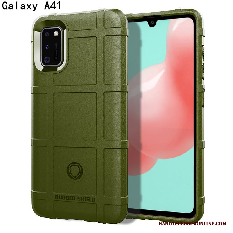 Samsung Galaxy A41 Skal Nubuck Stjärna Mjuk Kreativa Bil Magnetic Fodral