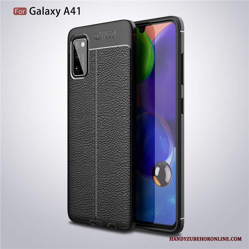 Samsung Galaxy A41 Skal Telefon Mobil Telefon Fodral Mönster Fallskydd Business Glidskydds