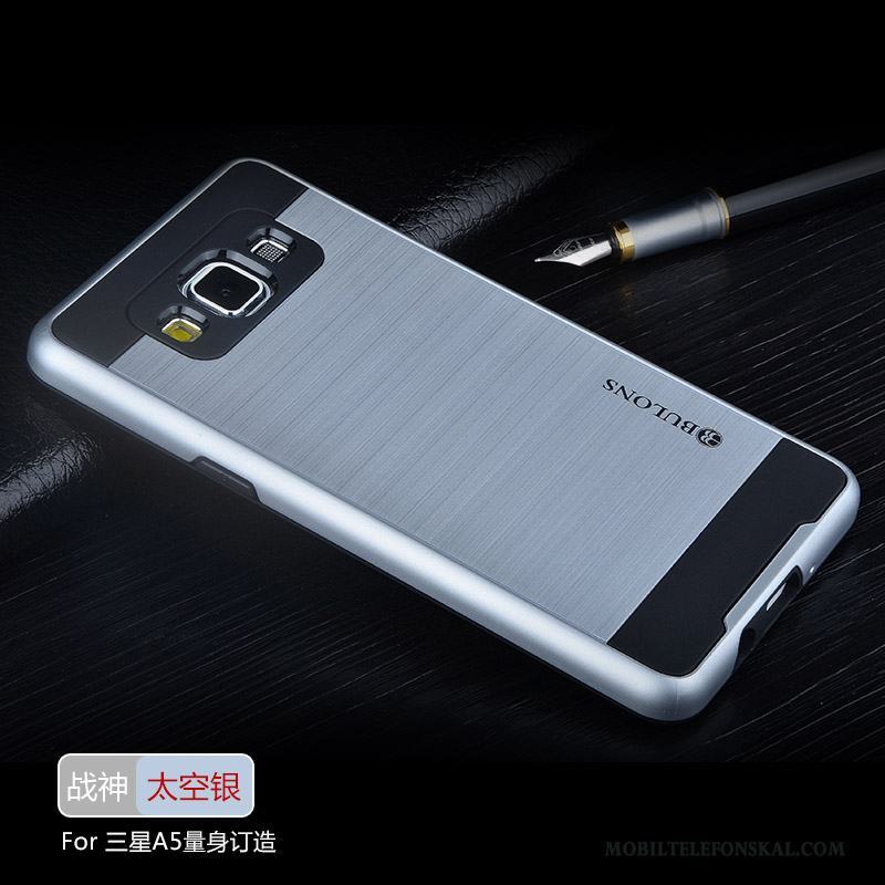 Samsung Galaxy A5 2015 Mjuk Grå Skal Telefon Stjärna Silver Fodral Silikon