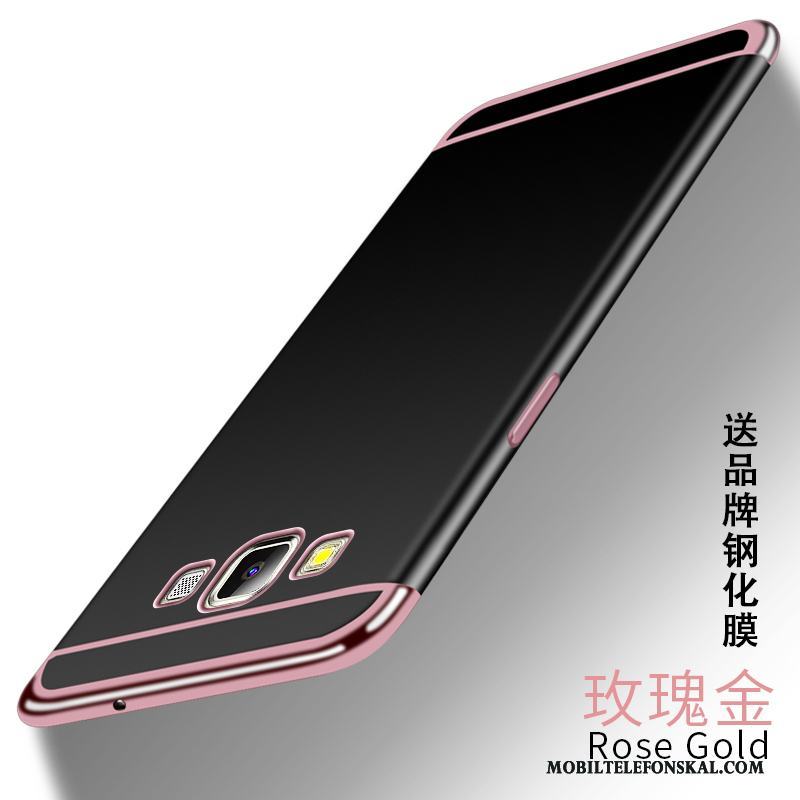 Samsung Galaxy A5 2015 Rosa Guld Nubuck Skal Telefon Silikon Skydd Ny Mjuk