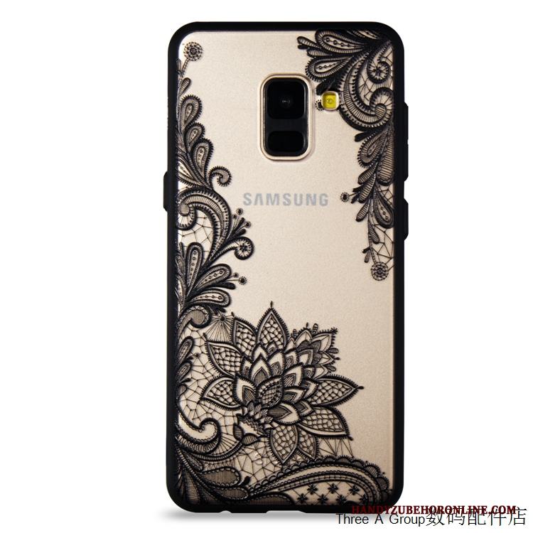 Samsung Galaxy A6 Skal Fodral Personlighet All Inclusive Spets Svart Stjärna Skydd