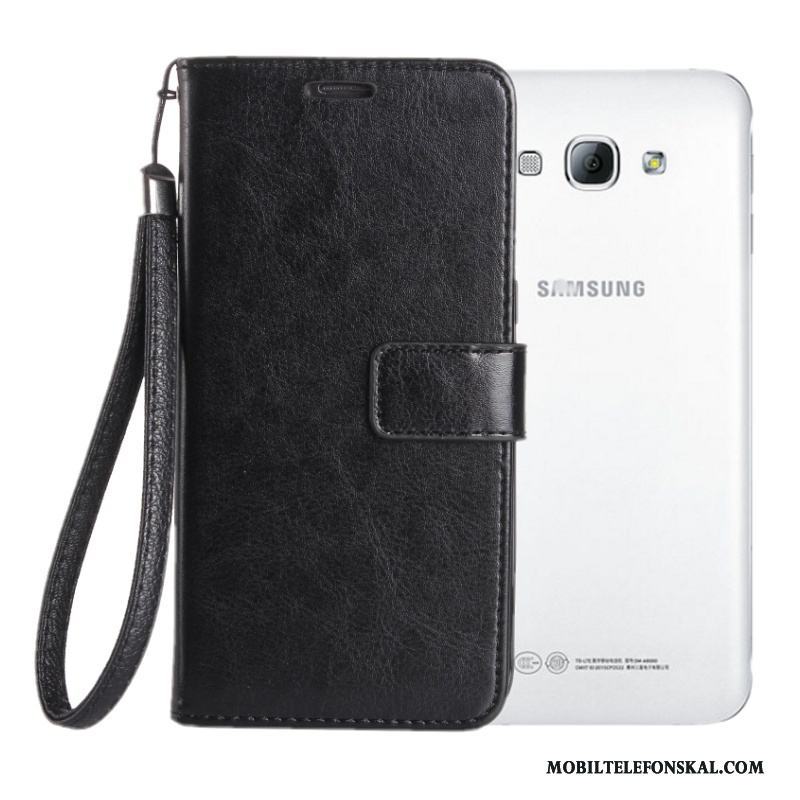 Samsung Galaxy A8 Skal Stjärna Fallskydd Svart Mjuk Clamshell Silikon Fodral