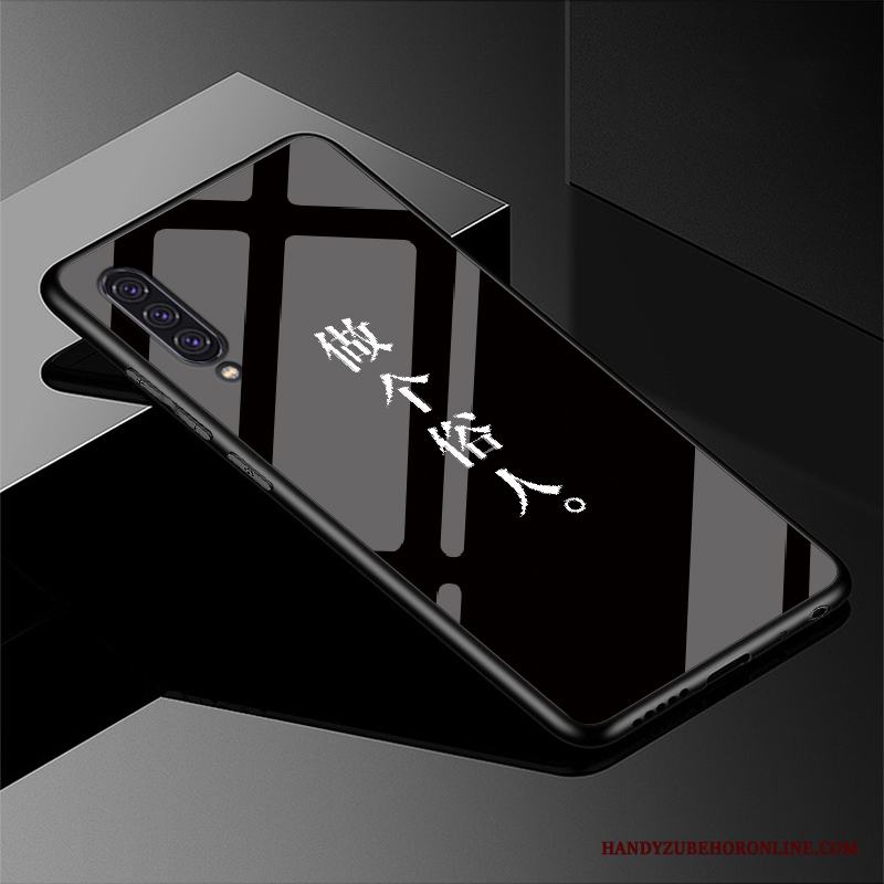 Samsung Galaxy A90 5g All Inclusive Fodral Personlighet Silikon Enkel Svart Skal Telefon