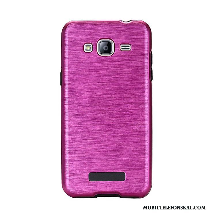Samsung Galaxy J3 2015 Personlighet Röd Skal Telefon Enkel Trend Kreativa Skydd