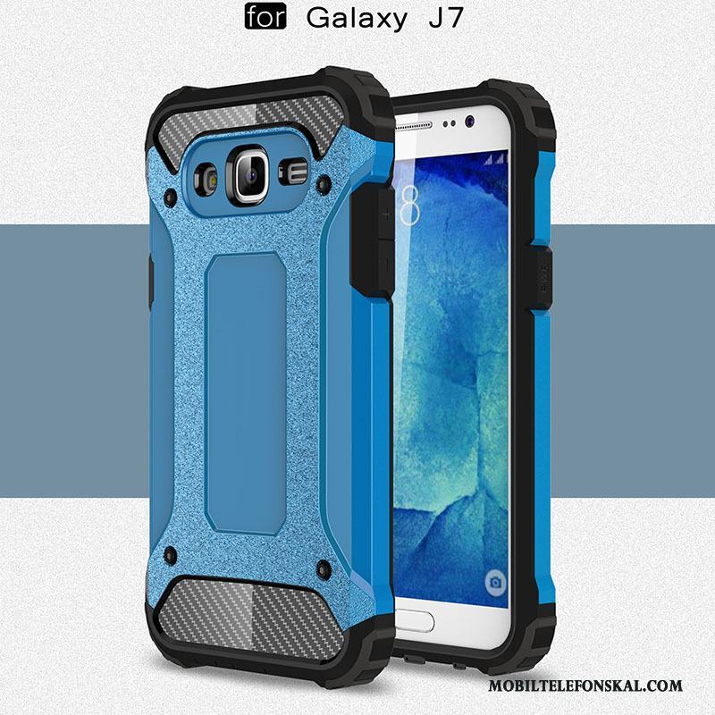 Samsung Galaxy J7 2015 Fallskydd Skal Telefon Stjärna Mjuk All Inclusive Fodral Silikon