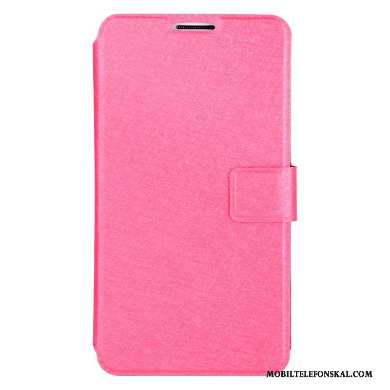 Samsung Galaxy Note 3 Fodral Läderfodral Rosa Fallskydd Clamshell Skal Telefon All Inclusive