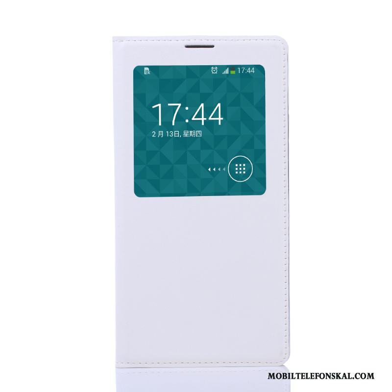 Samsung Galaxy Note 3 Läderfodral Skydd Vit Skal Telefon Mobil Telefon Stjärna Täcka