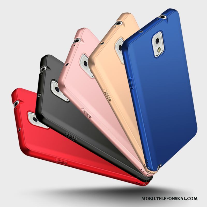 Samsung Galaxy Note 3 Stjärna Nubuck Skal All Inclusive Blå Telefon Fodral