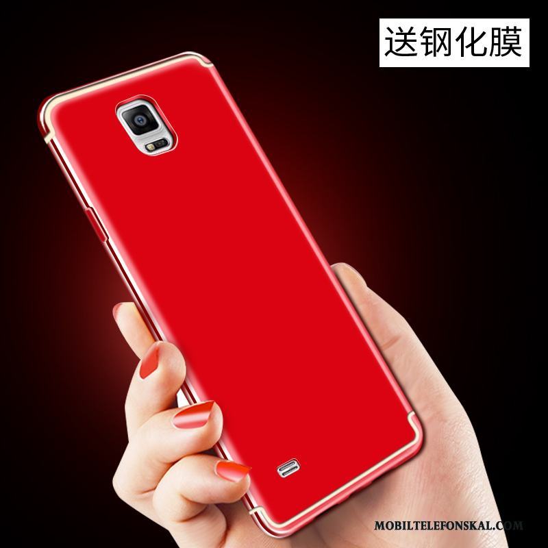 Samsung Galaxy Note 4 Skal All Inclusive Fallskydd Mobil Telefon Fodral Stjärna Röd Personlighet
