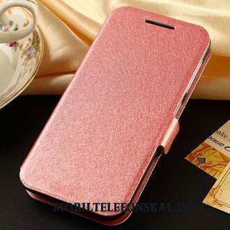 Samsung Galaxy Note 4 Skydd Skal Fodral Rosa Stjärna Mobil Telefon Läderfodral