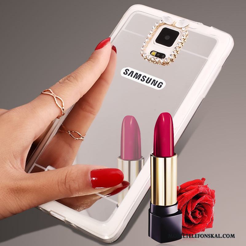 Samsung Galaxy Note 4 Spegel Skydd Mjuk Stjärna Skal Silikon Transparent