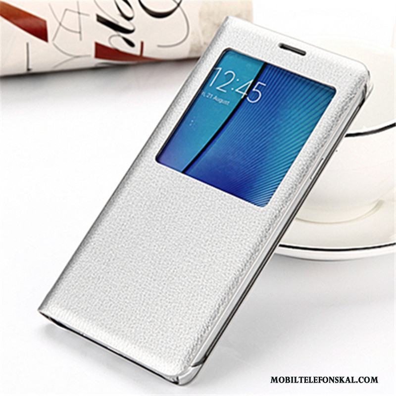 Samsung Galaxy Note 5 Fodral Skal Telefon Silver Stjärna Skydd